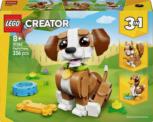 31382 LEGO® CREATOR 3-in-1-Set Niedliche Tiere: Verspielter Welpe (31382)