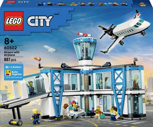 60502 LEGO CITY Flughafen mit Flugzeug (60502) Spielzeugflughafen