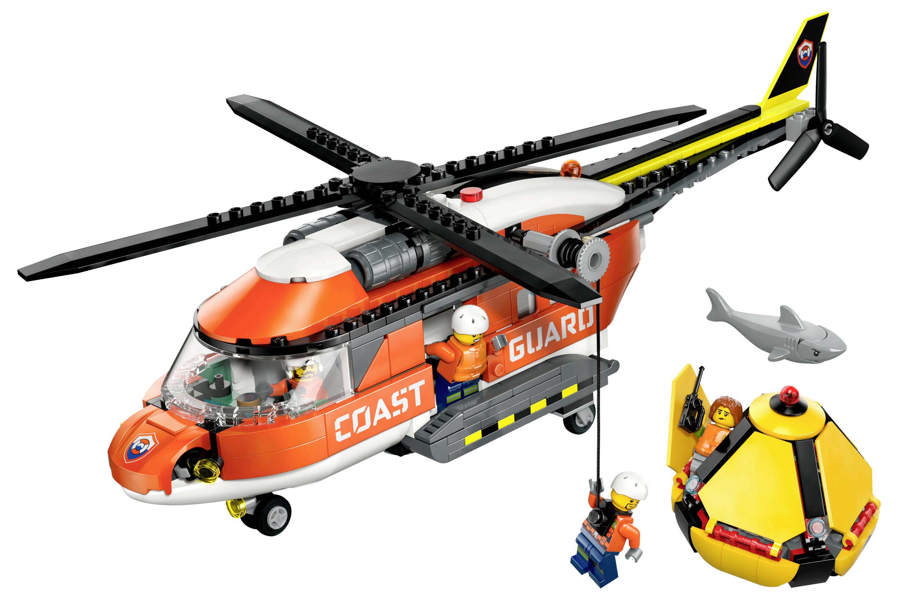 Ein Spielzeughubschrauber mit der Aufschrift 