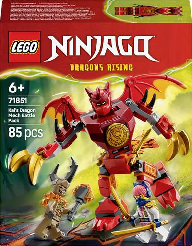 71851 LEGO® NINJAGO Kais Drachen-Mech Battle Set (71851)