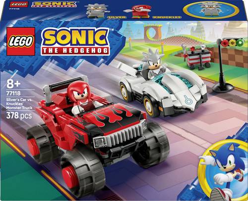 77118 LEGO® Sonic the Hedgehog Silvers Auto vs. Knuckles’ Monstertruck (77118)