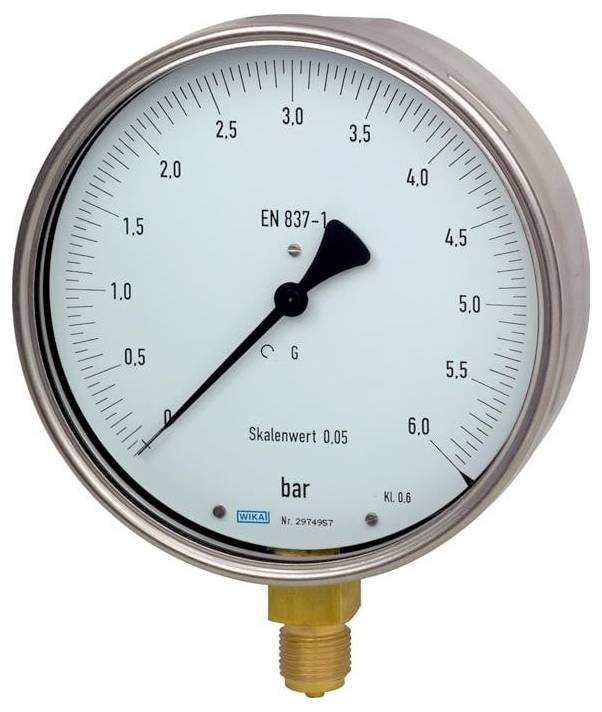 WIKA Rohrfedermanometer 9052372 312.20 1St.