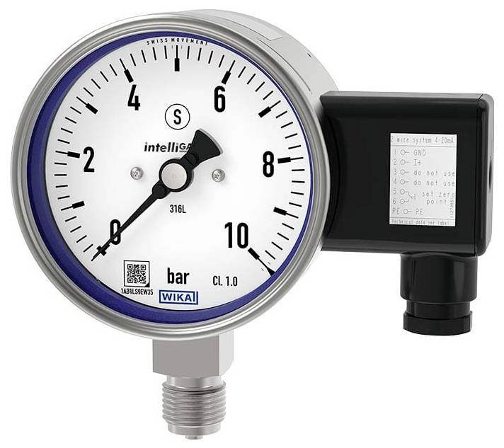 WIKA Rohrfedermanometer 13452437 PGT23 1St.