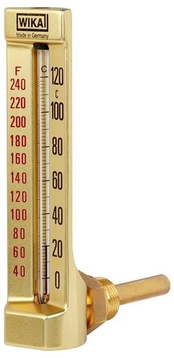 WIKA 32 Maschinen-Glasthermometer 0 - 120°C