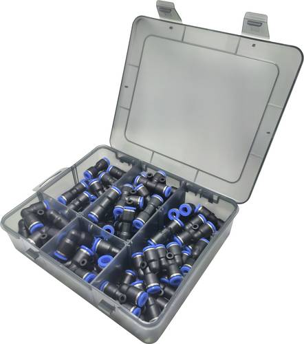 TRU COMPONENTS Pneumatik-Verbinder TC-14109140 TC-Fitting set - 6 mm Rohr-Ø: 6 mm 60 St.