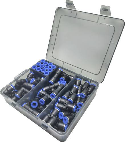 TRU COMPONENTS Pneumatik-Verbinder TC-14109144 TC-Fitting set - 8 mm Rohr-Ø: 8 mm 48 St.