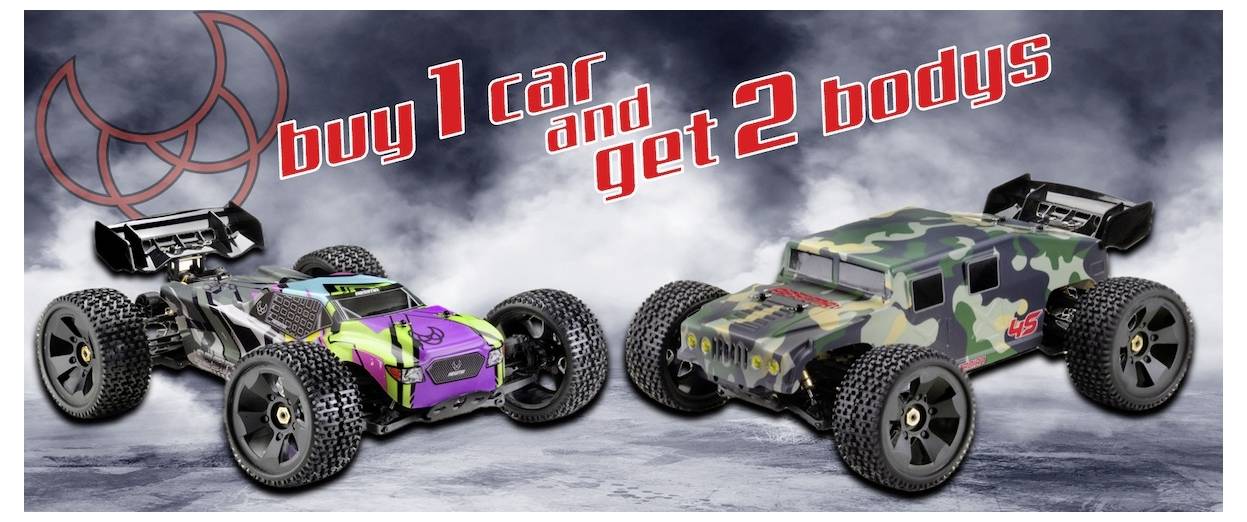 Absima 1:8 Truck "TORCH/GUARDIAN 2in1" 4S RTR Neon, Grün Brushless 1:8 Allradantrieb (4WD) 2,4 GHz