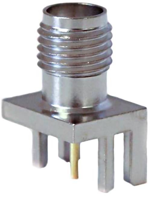 Mueller Electric BU-1420701806 Adapterstecker SMA-Buchse - Leiterplatte Vernickelt