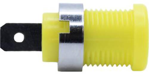 Mueller Electric BU-31610-4 Bananenbuchse Buchse Stift-Ø: 6.4 mm Gelb