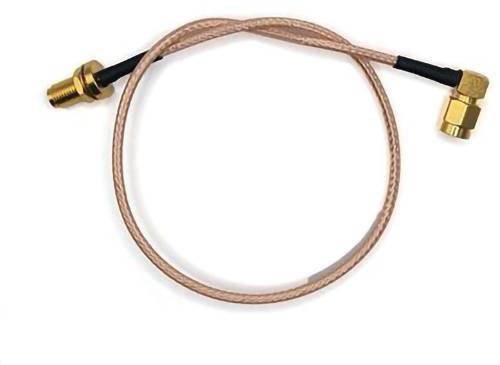 Mueller Electric BU-4150074012 Koaxialkabel SMA-Buchse SMA-Stecker 0.30m Transparent 1St.