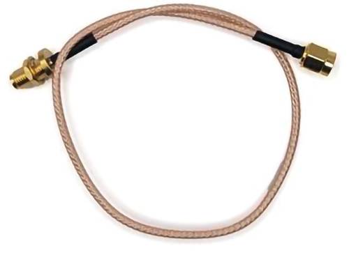 Mueller Electric BU-4150031012 Koaxialkabel SMA-Buchse SMA-Stecker 0.3 m Transparent 1 St.