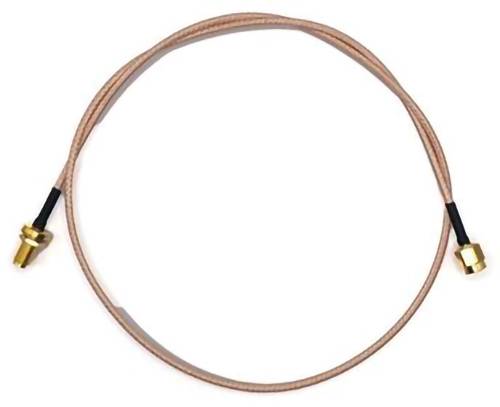 Mueller Electric BU-4150031024 Koaxialkabel SMA-Buchse SMA-Stecker 0.6m Transparent 1St.