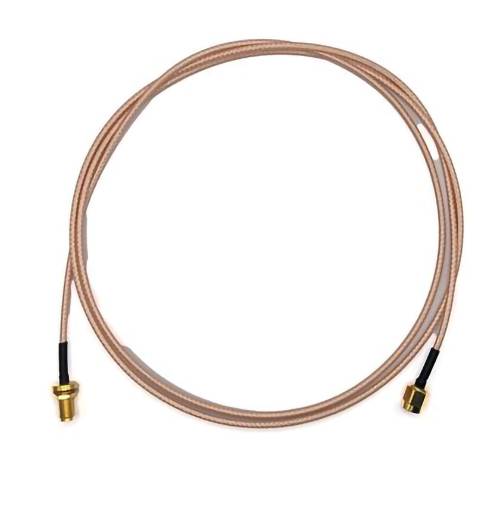 Mueller Electric BU-4150031048 Koaxialkabel SMA-Buchse SMA-Stecker 1.21m Transparent 1St.