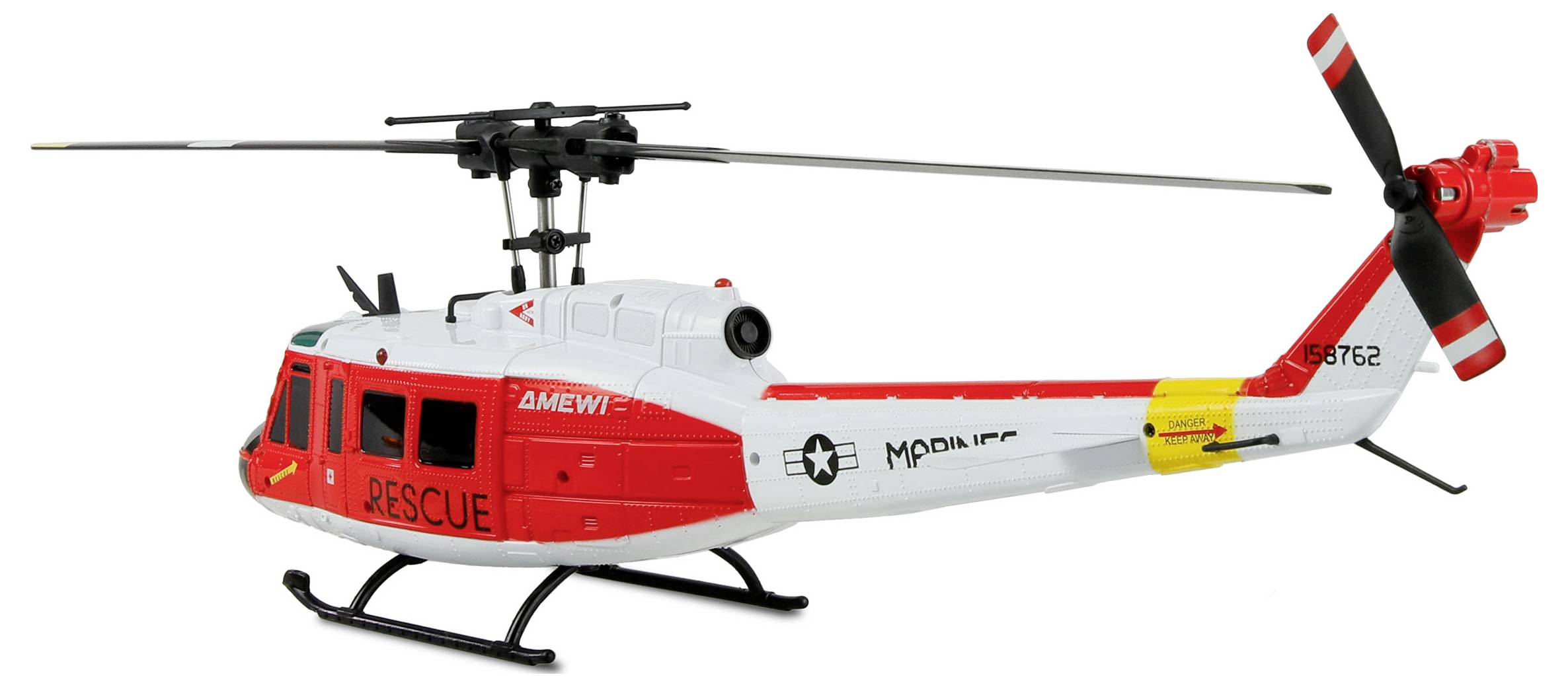 Amewi UH-1 Marine RC Hubschrauber RtF