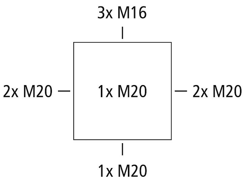 Spelsberg 80240188 Verbindungsdose (L x B x H) 87 x 87 x 52mm Grau IP66 1St.
