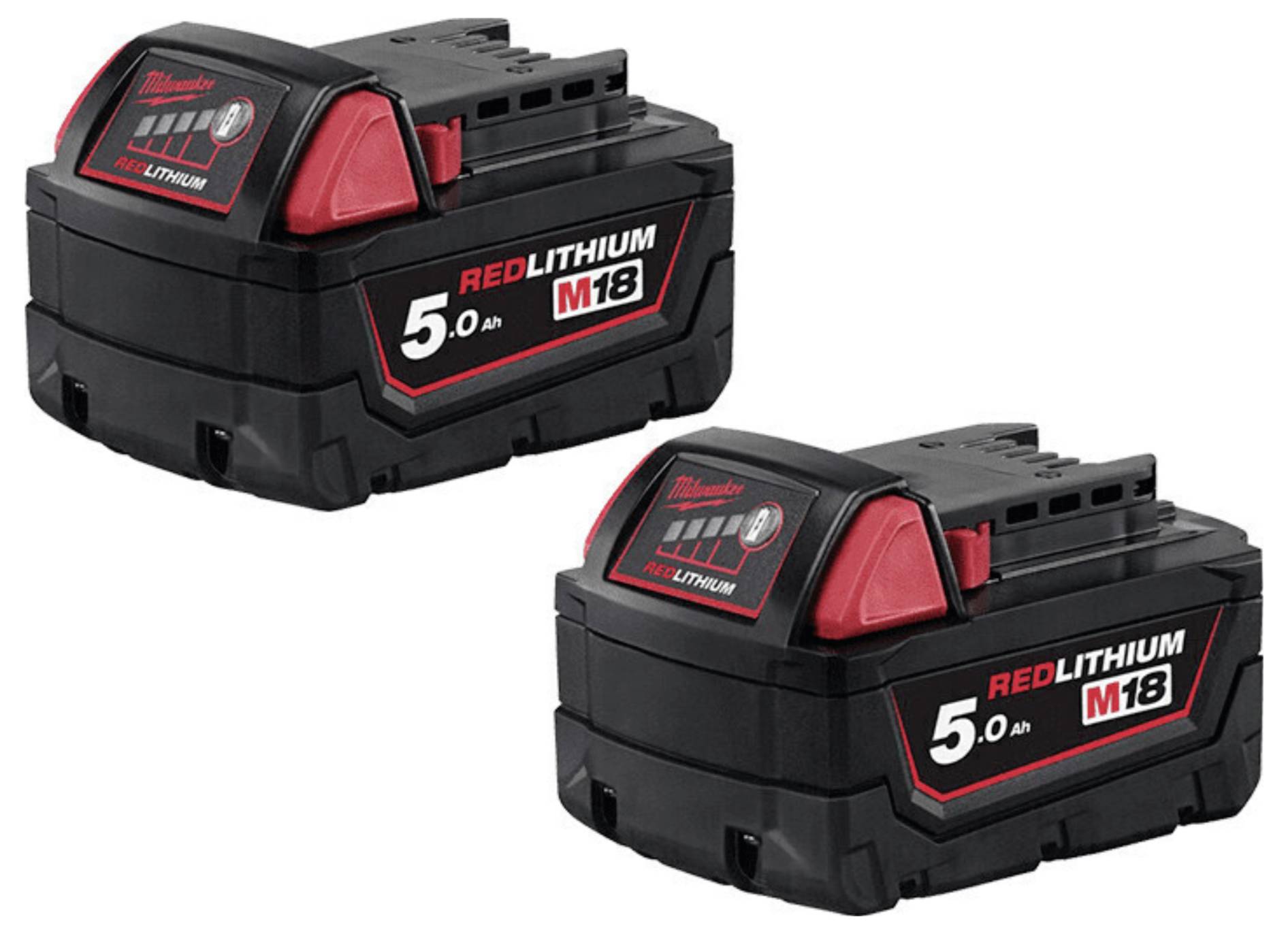 Milwaukee 4932451242 M18 B5 Werkzeug-Akku 18V 5.0Ah Li-Ion