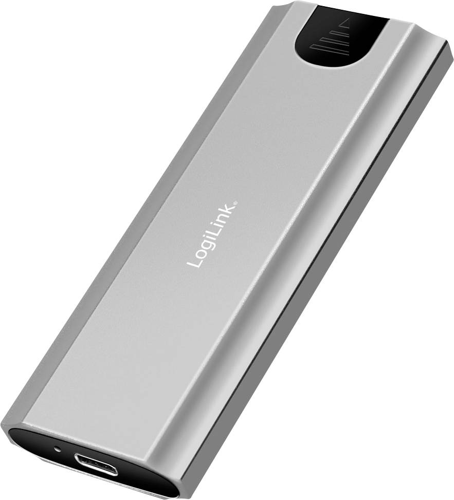 LogiLink UA0439 M.2 SSD-Gehäuse USB-C® (USB 3.2 Gen 2), USB-A (USB 3.2 Gen 2) 10 GBit/s M.2 PCIe NVMe UA0439