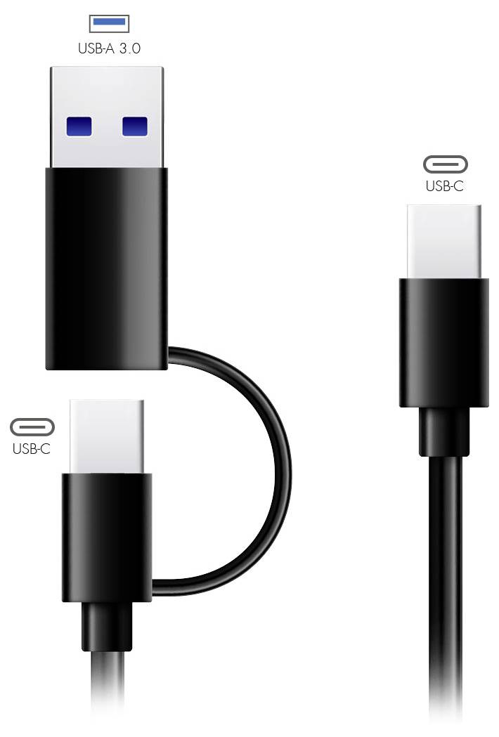 LogiLink UA0439 M.2 SSD-Gehäuse USB-C® (USB 3.2 Gen 2), USB-A (USB 3.2 Gen 2) 10 GBit/s M.2 PCIe NVMe UA0439