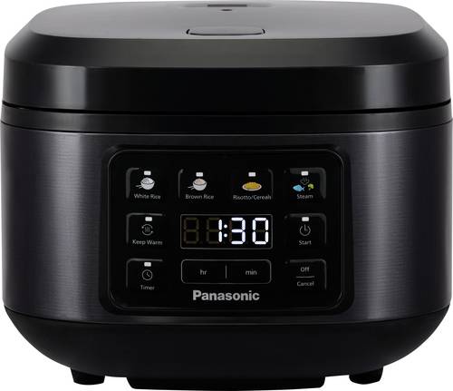 Panasonic Reiskocher Reiskocher Schwarz BPA-frei, tragbar, Timerfunktion, spülmaschinenfest, Reisko