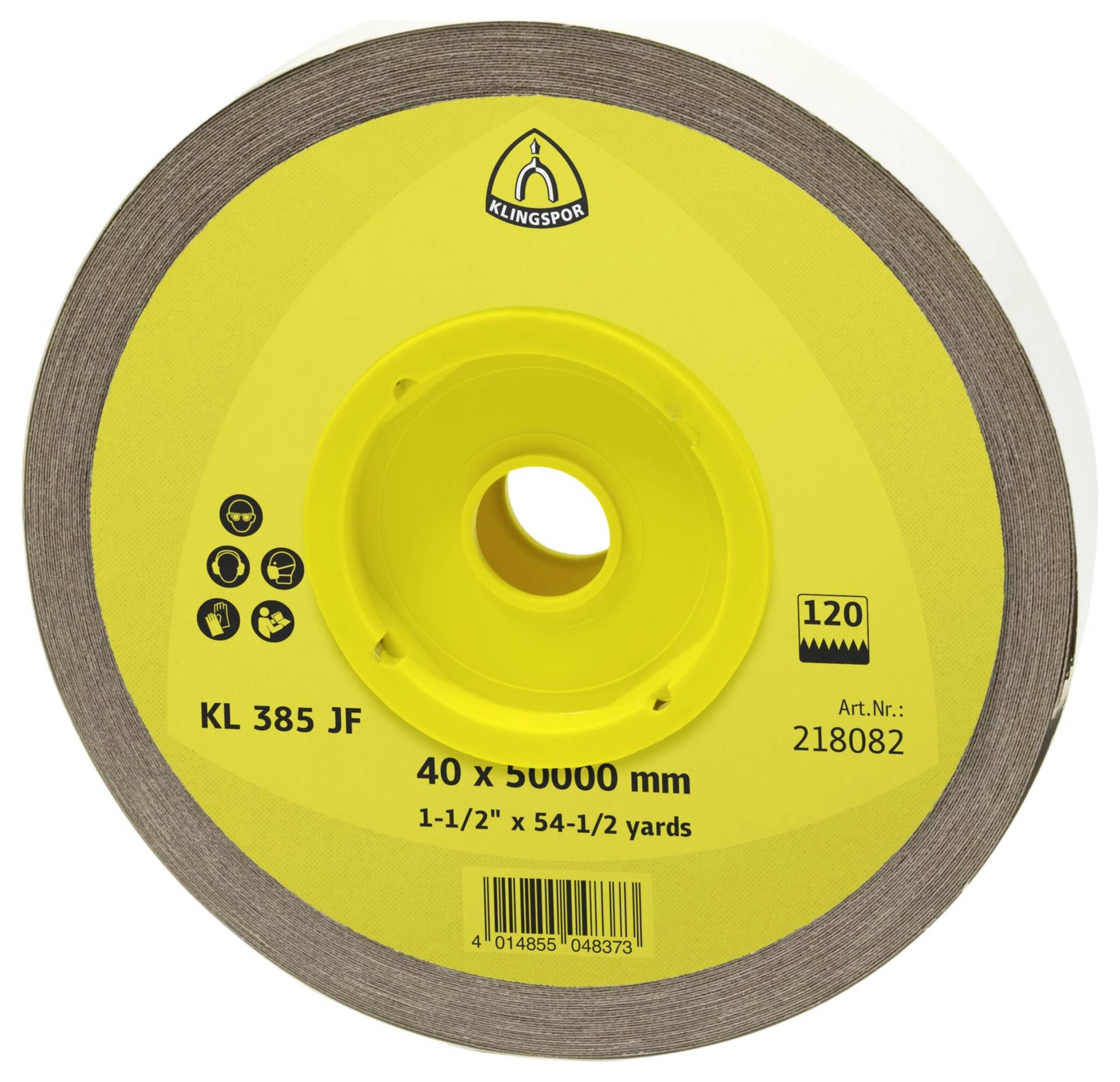 Klingspor KL 385 JF 218107 Schleifpapierrolle Körnung (num) 400 (L x B) 50000mm x 50mm 1St.