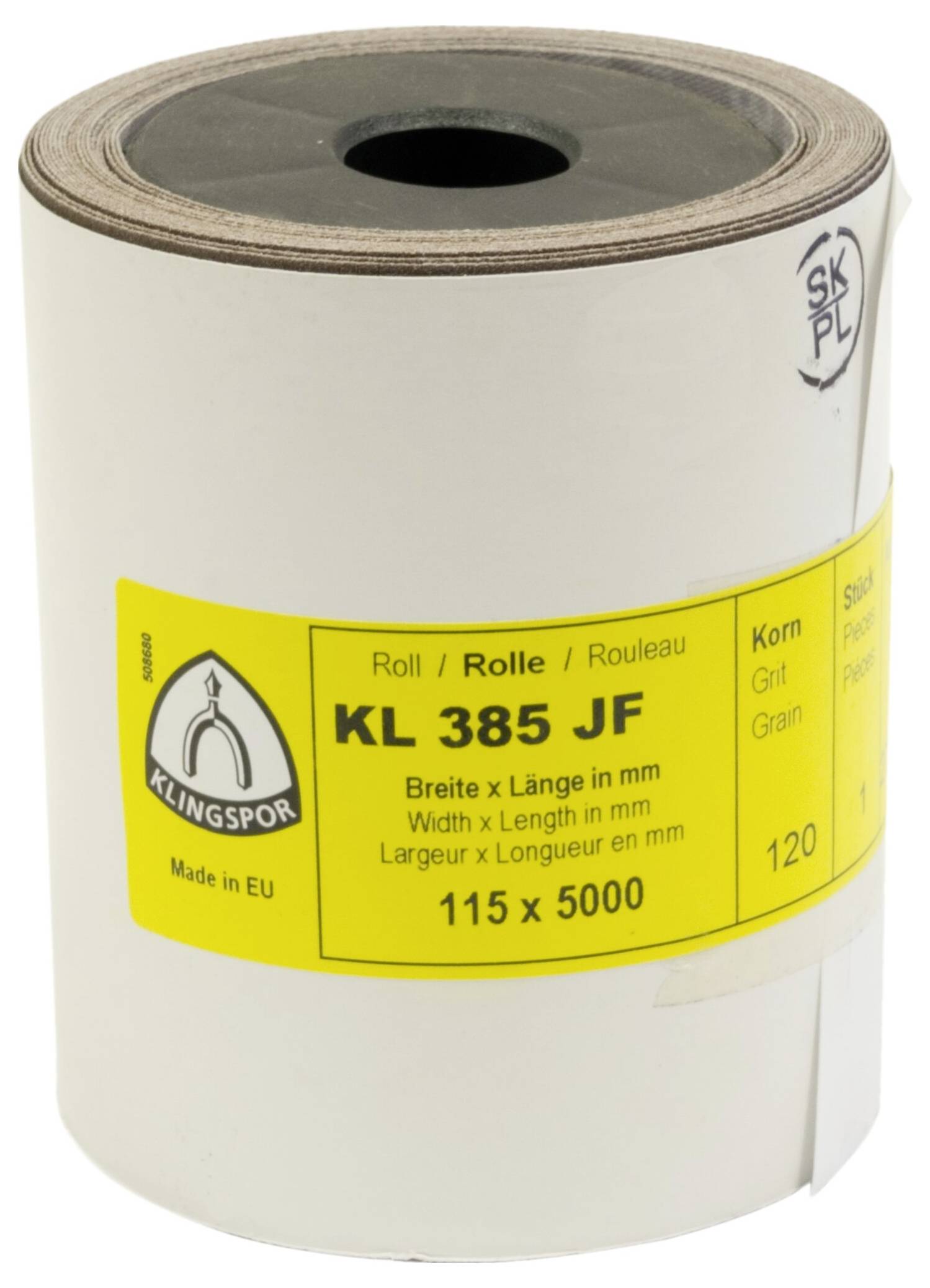 Klingspor KL 385 JF 278789 Schleifpapierrolle Körnung (num) 60 (L x B) 5000mm x 115mm 1St.
