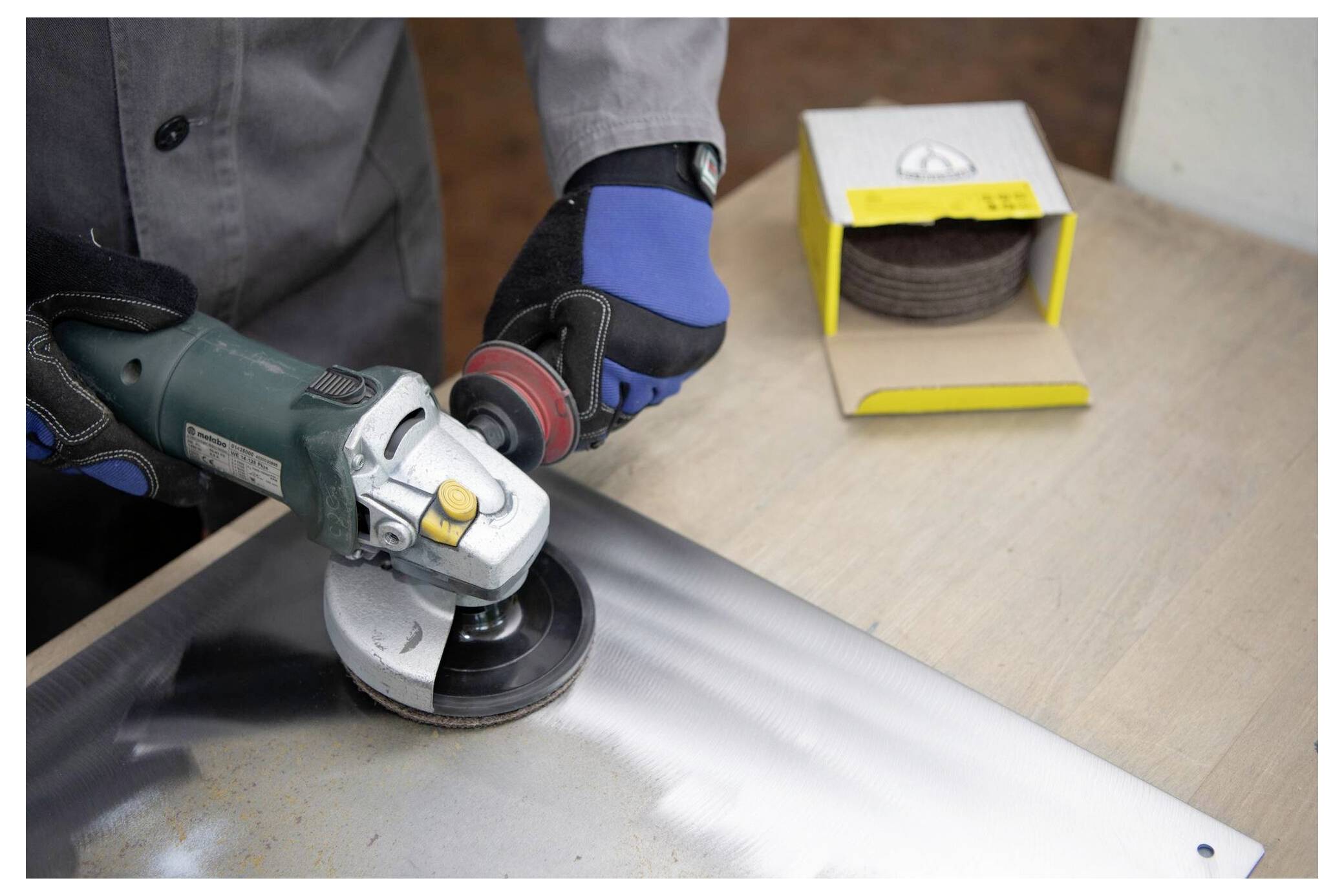 Klingspor 353412 SV 484 Vliesscheiben, 125 x 22mm Very Fine Korund 125mm 10St.