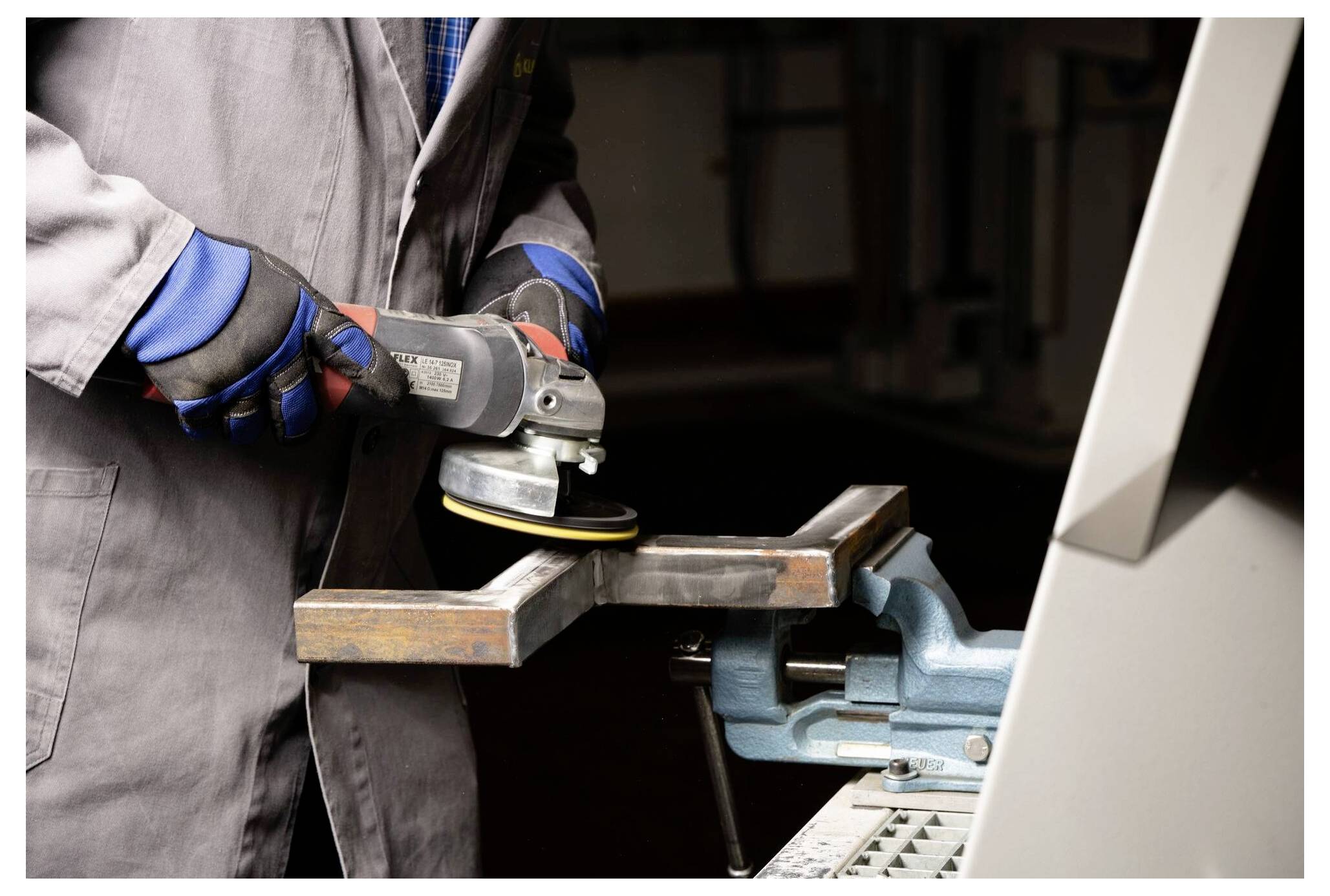 Klingspor 320103 NDS 800 Vliesscheiben, 115 x 22mm Coarse Korund 115mm 10St.