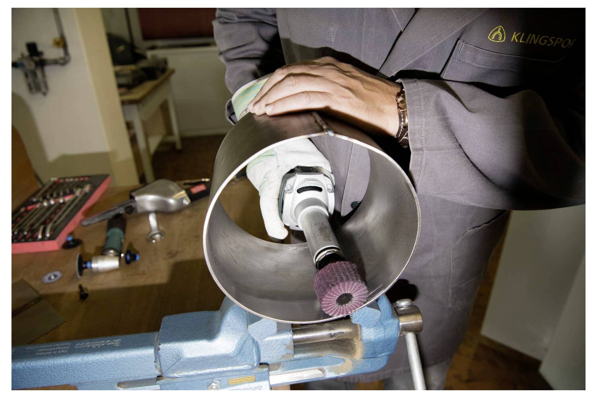 Klingspor 258950 NCS 600 Vliesmopstifte Kombination, 100 x 50 x 6mm Korn 150 Medium 100mm 4St.