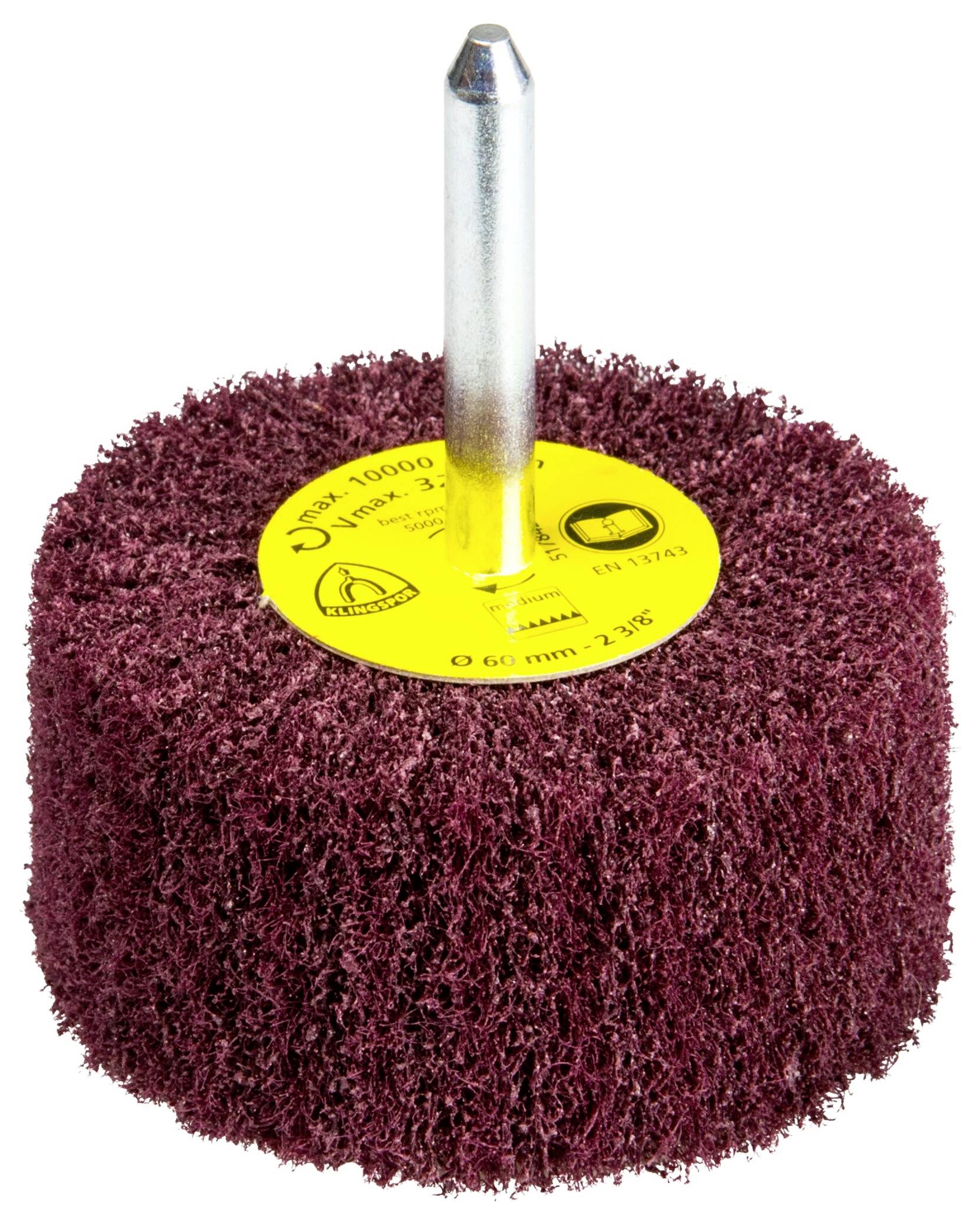 Klingspor 258917 NFS 600 Vliesstifte, 50 x 30 x 6mm Coarse Korund 50mm 10St.