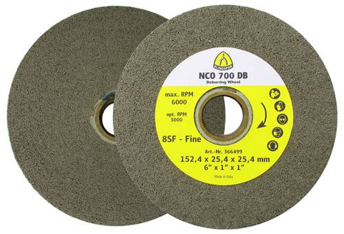 Klingspor 367523 NCO 700DB Kompaktscheiben 8 SF mittel, 203,2 x 51 x 76,2 mm Fine Siliziumkarbid 20
