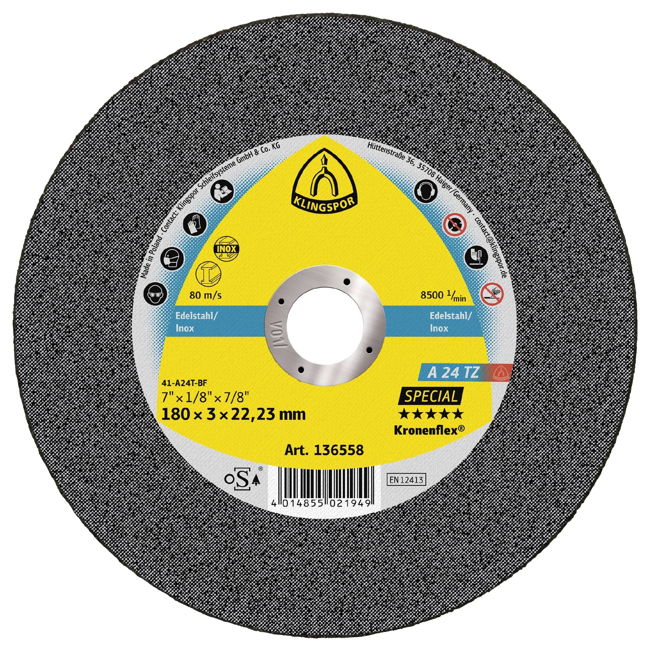 Klingspor A 24 TZ Special 136559 Trennscheibe gerade 230mm 25 St. Edelstahl