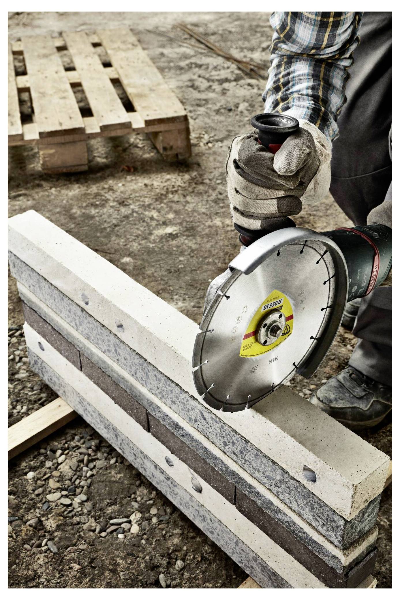 Klingspor 350464 DT 350 U Extra Diamanttrennscheibe Durchmesser 125mm Bohrungs-Ø 22.23mm Baustellenmaterialien, Beton, universal