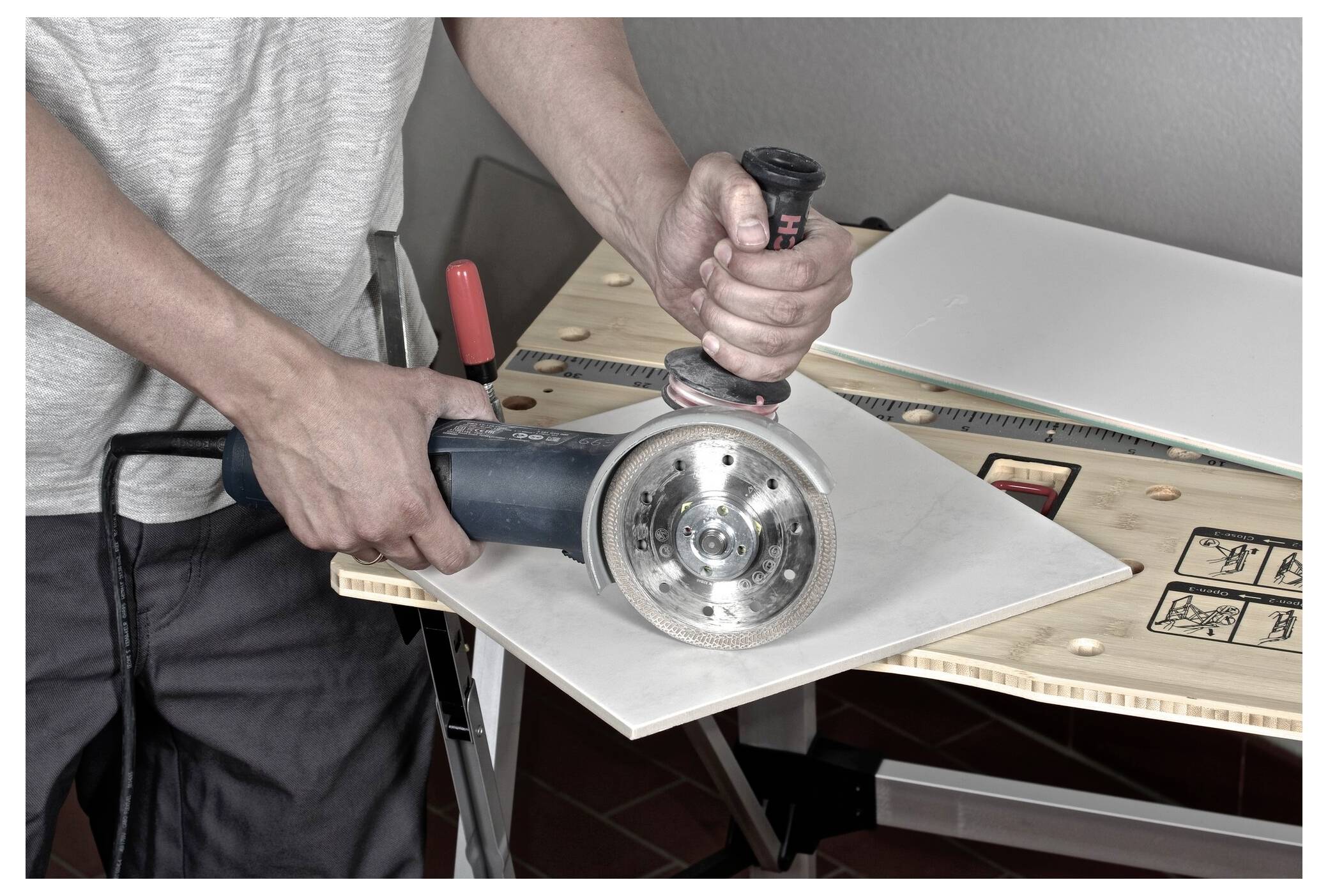 Klingspor 331040 DT 900 FP Special Diamanttrennscheibe Durchmesser 125mm Bohrungs-Ø 22.23mm Bodenfliesen, Porzellan, Wandfliesen