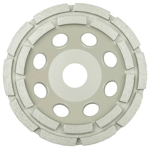 Klingspor 325362 DS 300 B Diamantschleifteller, 125 x 7 x 22,23 mm 18 Segmente 7 x 5 mm, 2-Reihig D