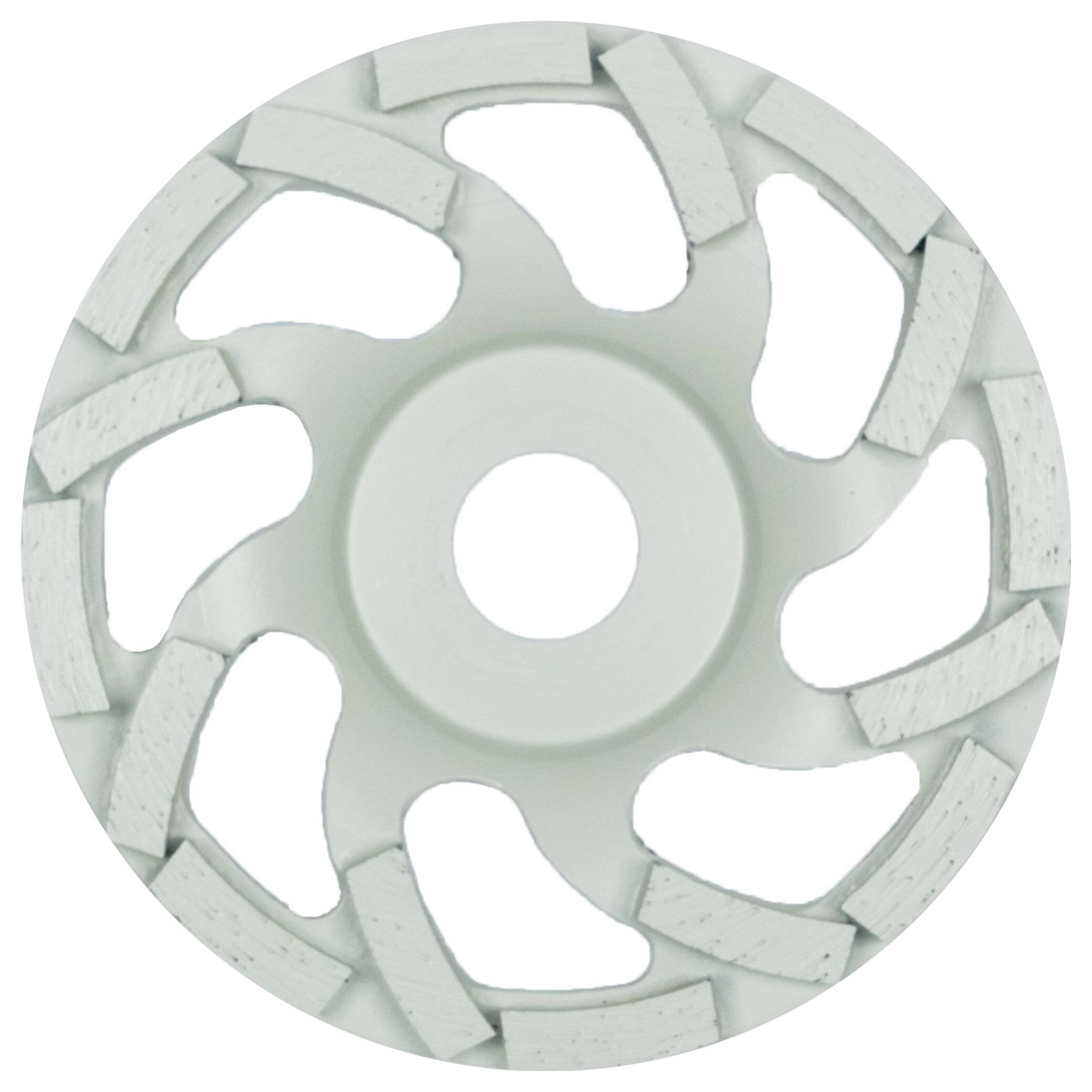 Klingspor 331024 DS 600 S Diamantschleifteller, 125 x 7,2 x 22,23mm 16 Segmente 7,2 x 5,5 mm, Spezialgeometrie Durchmesser 125mm