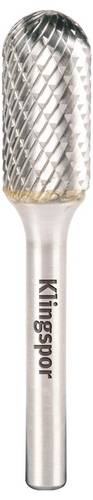 Klingspor 334139 Frässtift Zylinder mit Kugelkopf Länge 70 mm Produktabmessung, Ø 12.7 mm Schaftdu