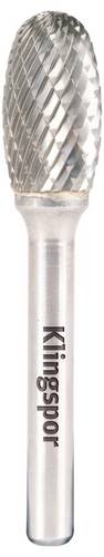Klingspor 295925 Frässtift Ellipse Länge 67 mm Produktabmessung, Ø 12.7 mm Schaftdurchmesser 6 mm
