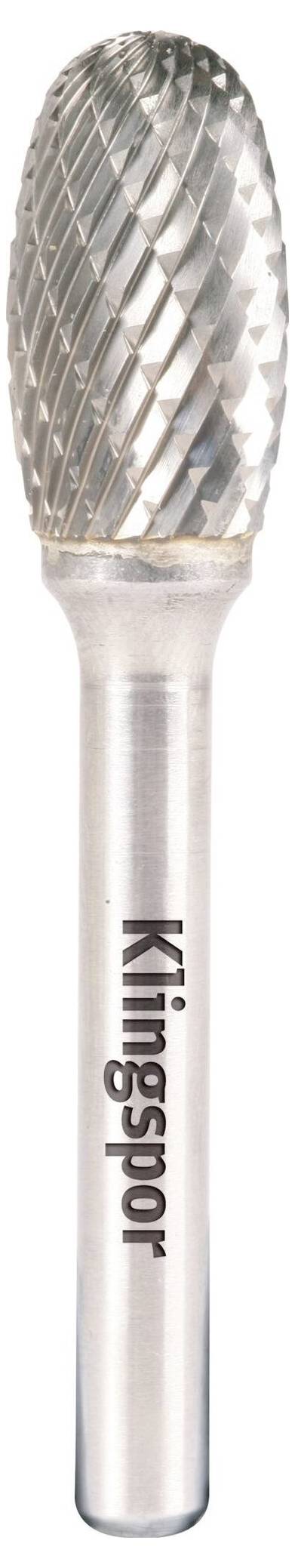 Klingspor 334150 Frässtift Ellipse Länge 67mm Produktabmessung, Ø 12.7mm Schaftdurchmesser 6mm