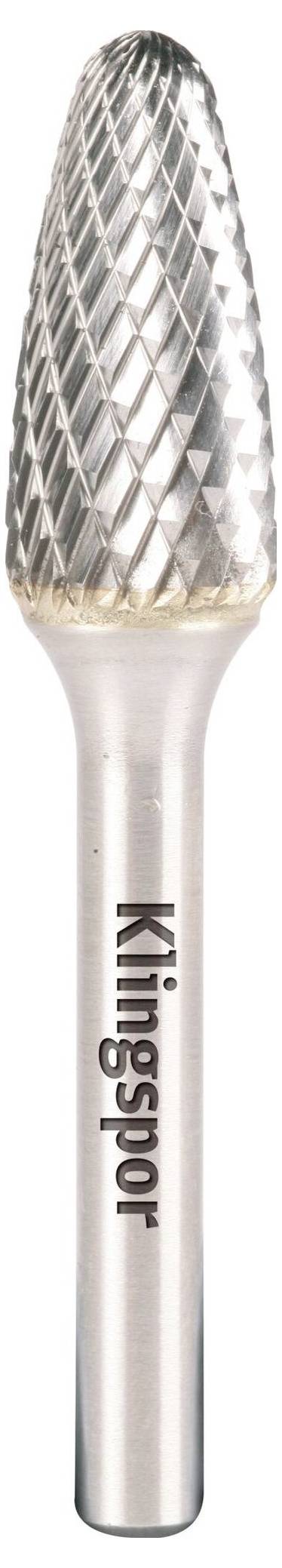 Klingspor 296010 Frässtift Kegel mit Kugelkopf Länge 70mm Produktabmessung, Ø 12.7mm Schaftdurchmesser 6mm