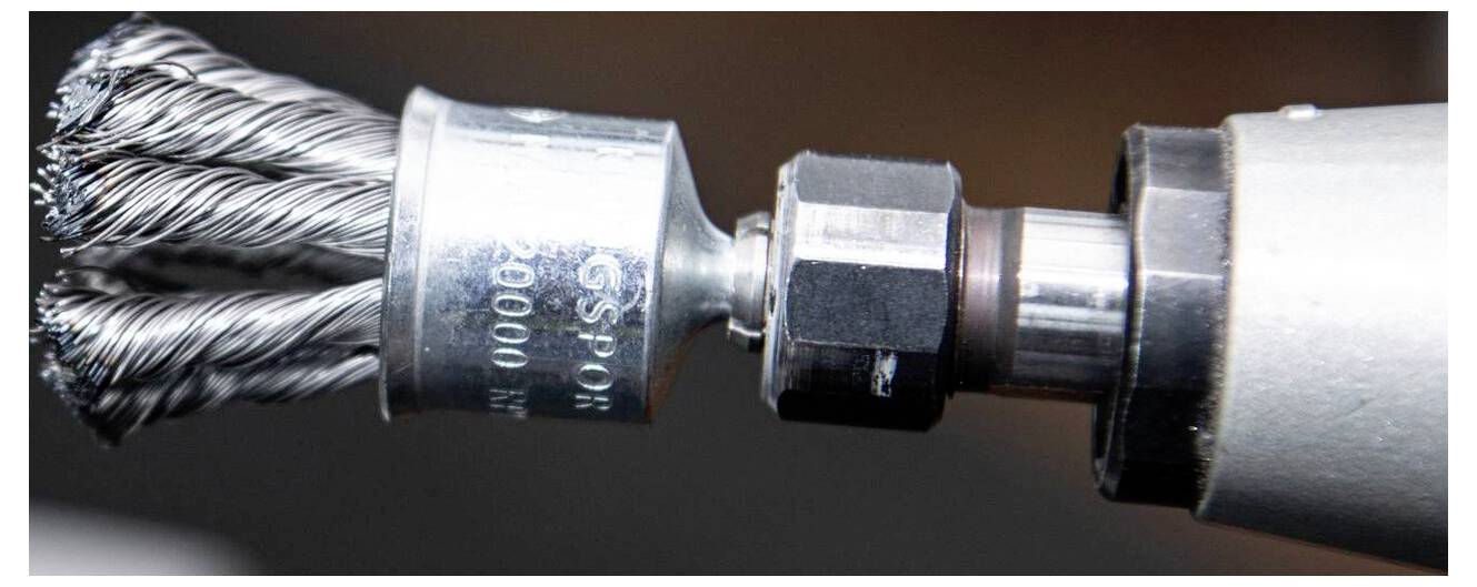 Klingspor BPS 600 Z Pinselbürste gezopft Anzahl Reihen 1, 22 x 6 mm 0,35 Edelstahl BPS 600 Z 358341