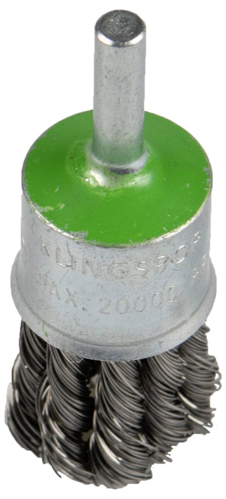 Klingspor BPS 600 Z Pinselbürste gezopft Anzahl Reihen 1, 22 x 6 mm 0,35 Edelstahl BPS 600 Z 358341