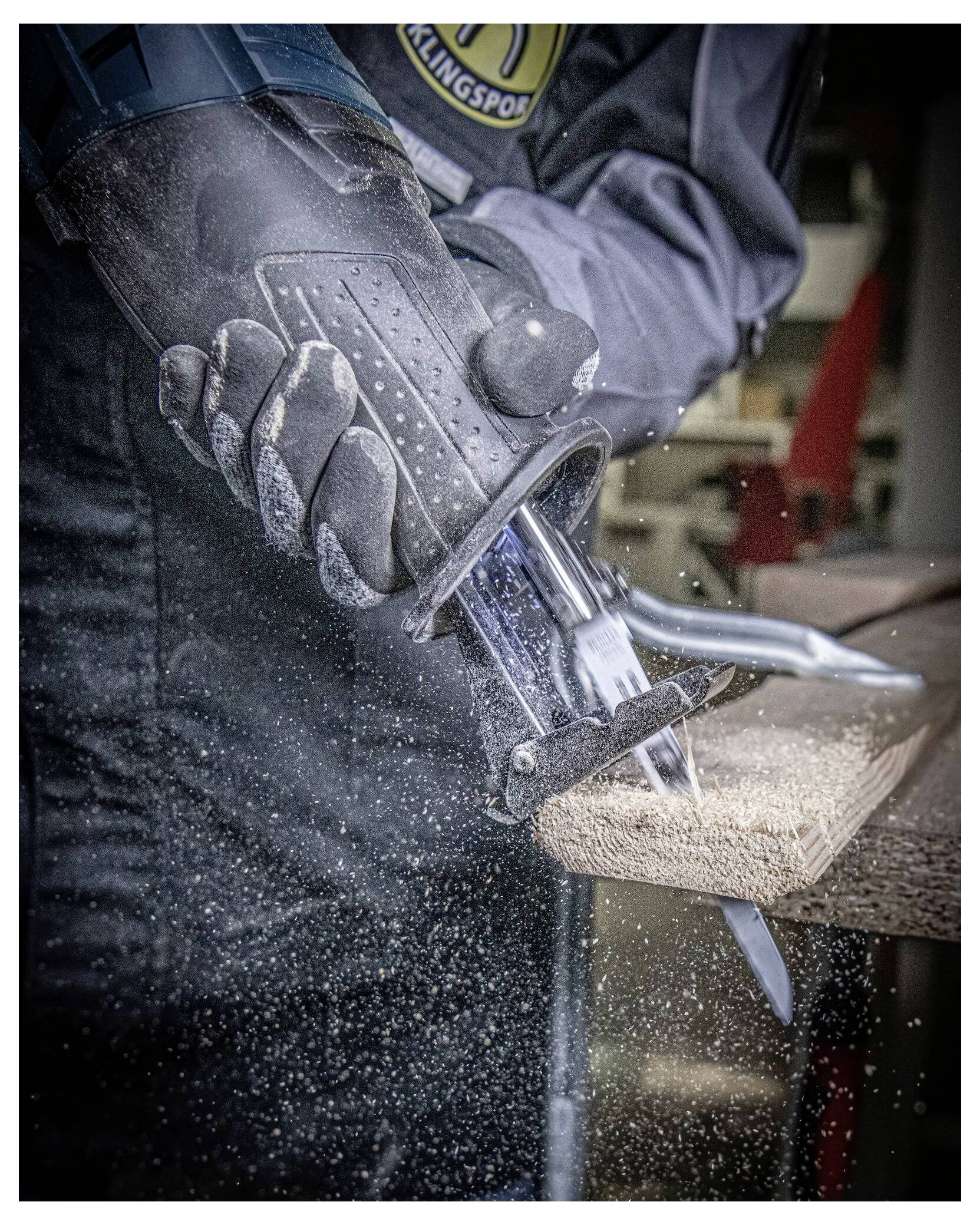 Klingspor 670345 RS 983 MS Säbelsägeblätter, 230 x 19 x 1,57mm Nutzlänge 210Bi-Metall, gefräst, geschränkt , 8-10 Zähne pro Zoll