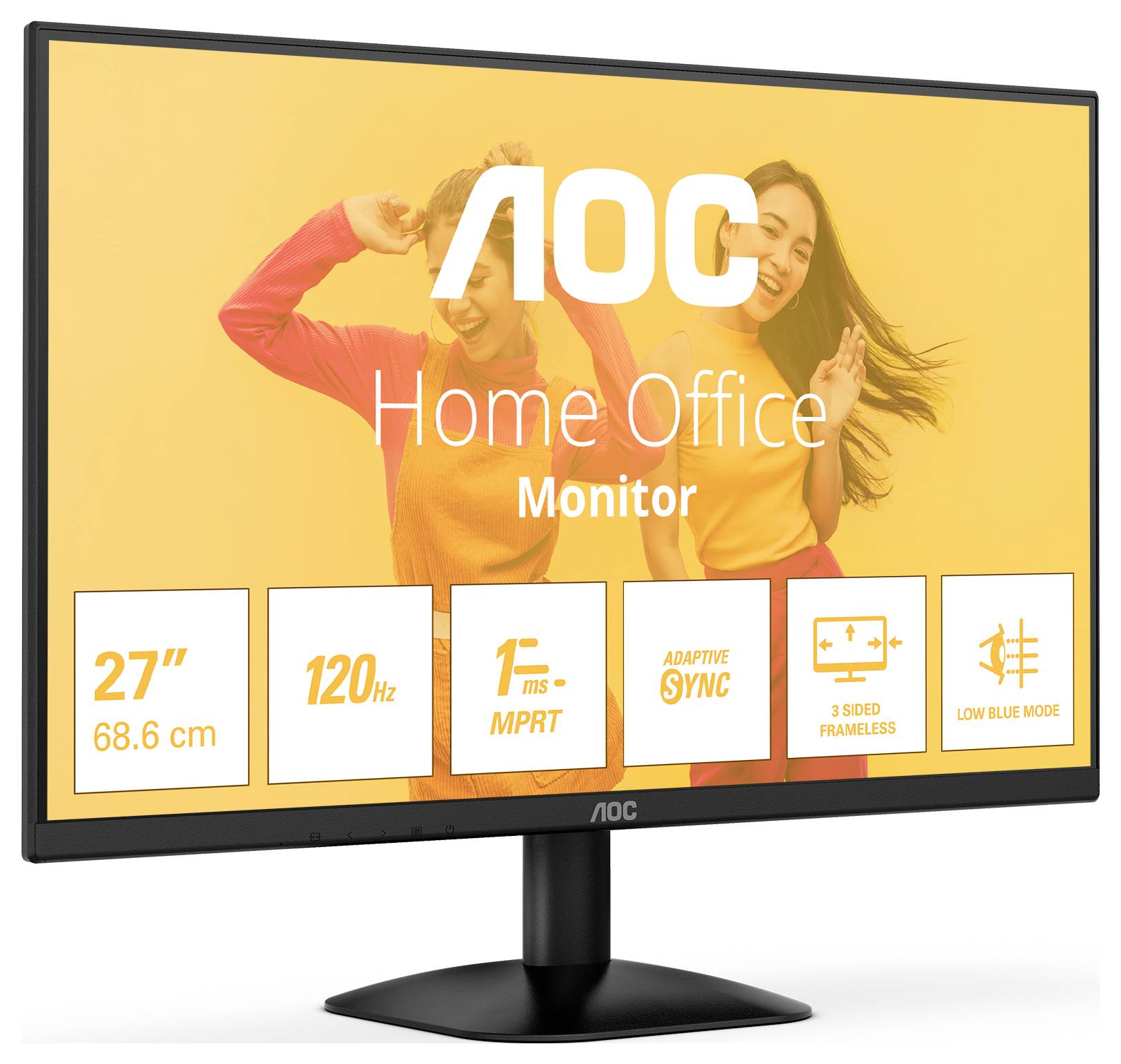 AOC B3 LED-Monitor EEK E (A - G) 68.6cm (27 Zoll) 1920 x 1080 Pixel 16:9 4 ms HDMI®, USB, VGA VA LED
