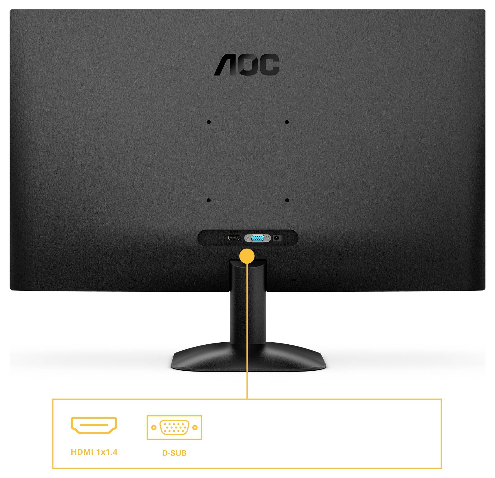 AOC B3 LED-Monitor EEK E (A - G) 68.6cm (27 Zoll) 1920 x 1080 Pixel 16:9 4 ms HDMI®, USB, VGA VA LED