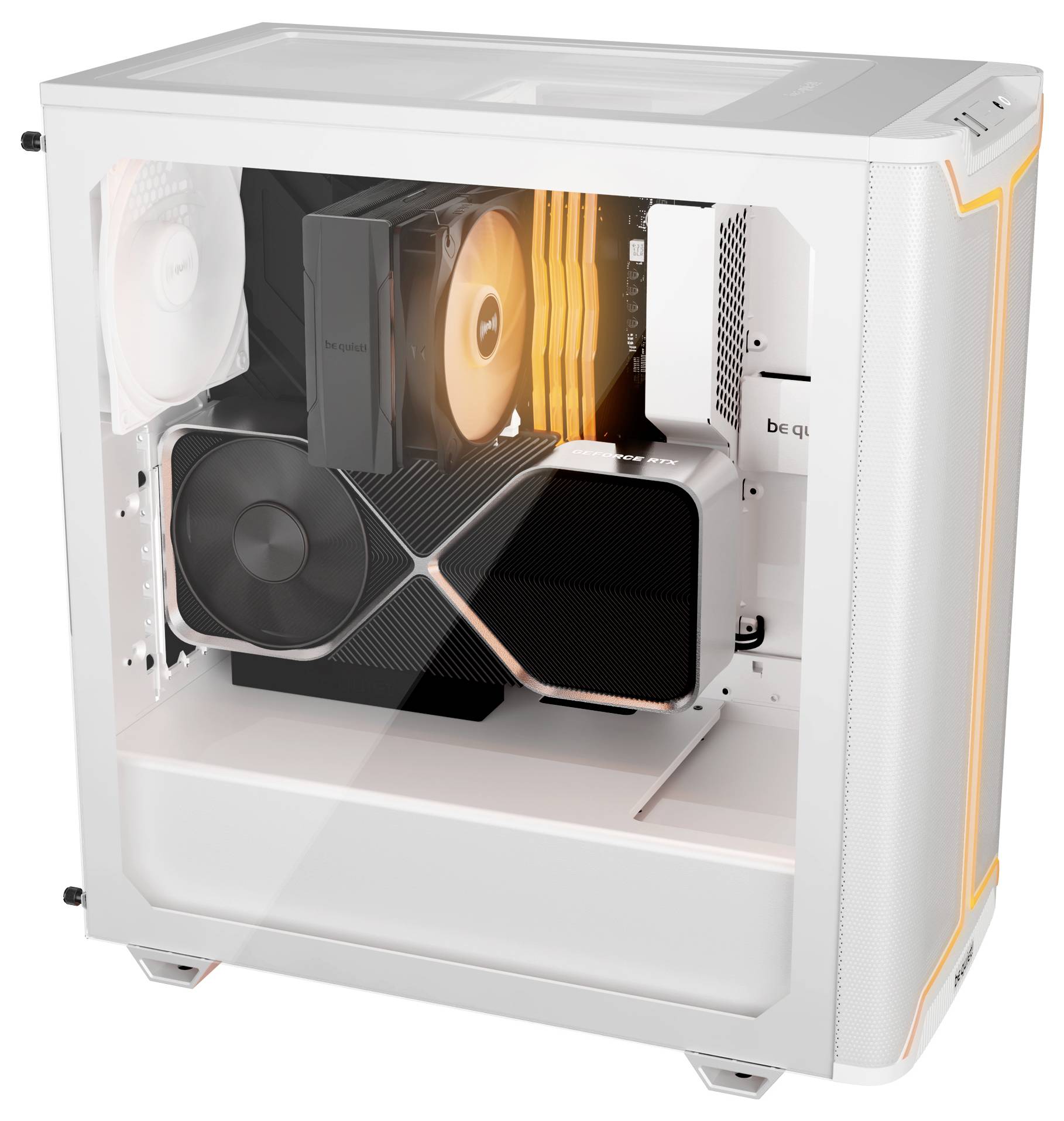 BeQuiet be quiet! Geh Pure Base 501 DX White Midi-Tower PC-Gehäuse Weiß