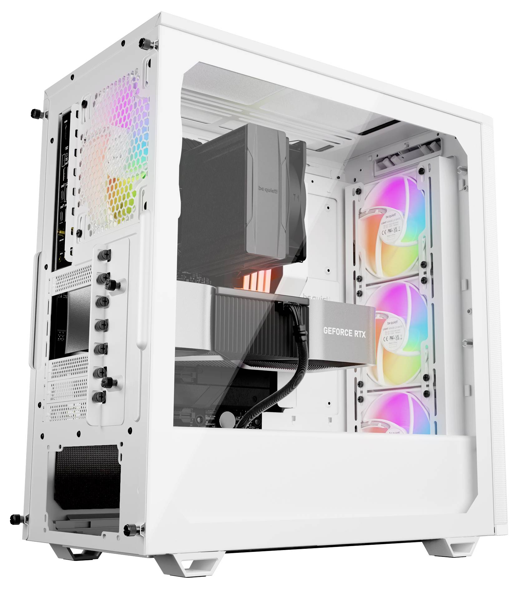 BeQuiet be quiet! Geh Pure Base 501 LX White Midi-Tower PC-Gehäuse Weiß