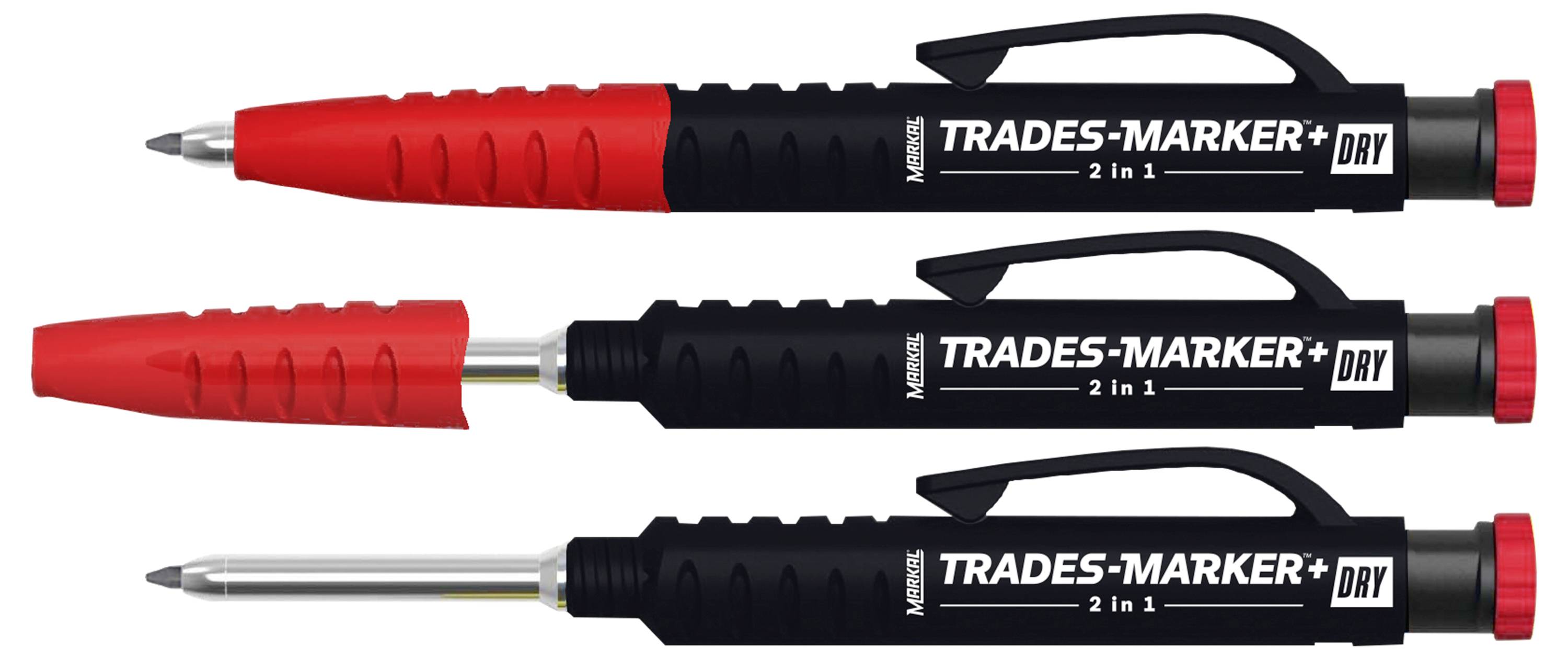 Markal TRADES-MARKER DRY 2IN1 95300 Tieflochmarker 1St.