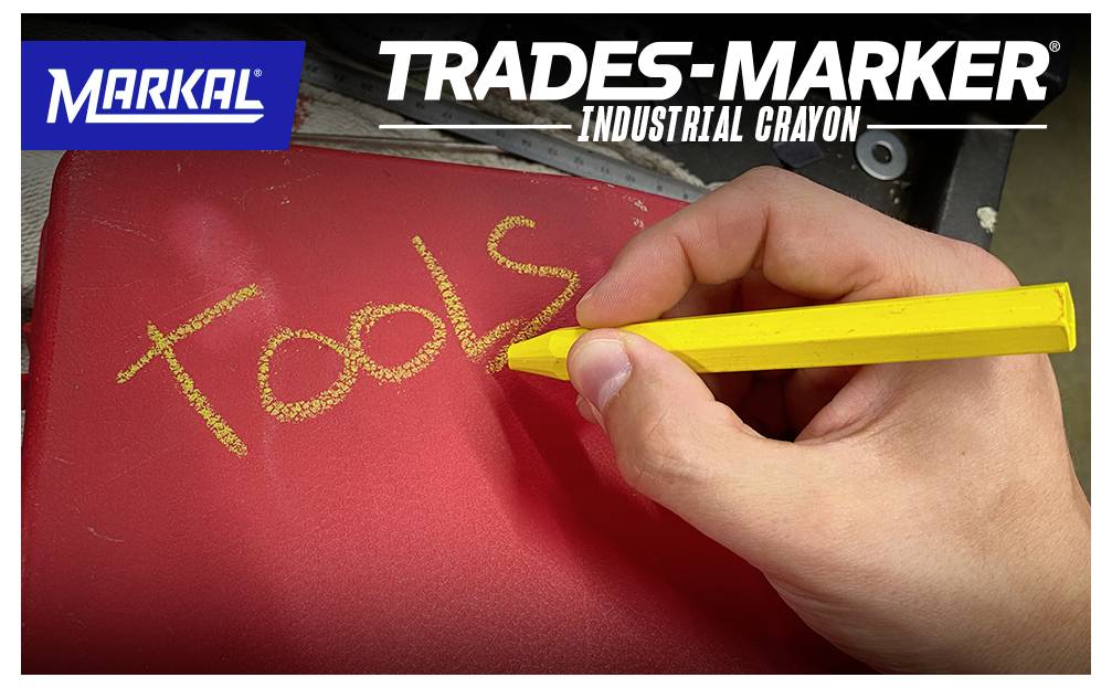 Markal TRADES-MARKER INDUSTRIAL CRAYON 44010300 Allzweckkreide Rot
