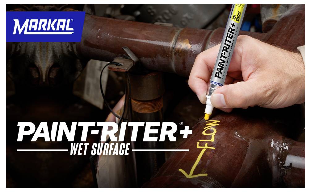 Markal PAINT-RITER+ WET SURFACE 96933 Lackmarker Schwarz 4mm