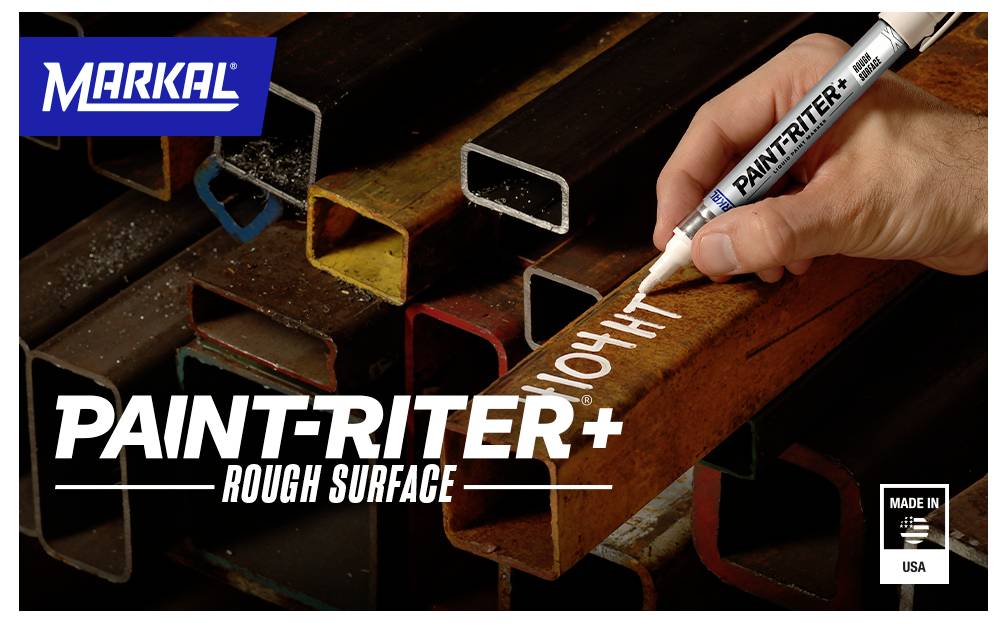 Markal PAINT-RITER+ ROUGH SURFACE 97250 Lackmarker Weiß 4mm